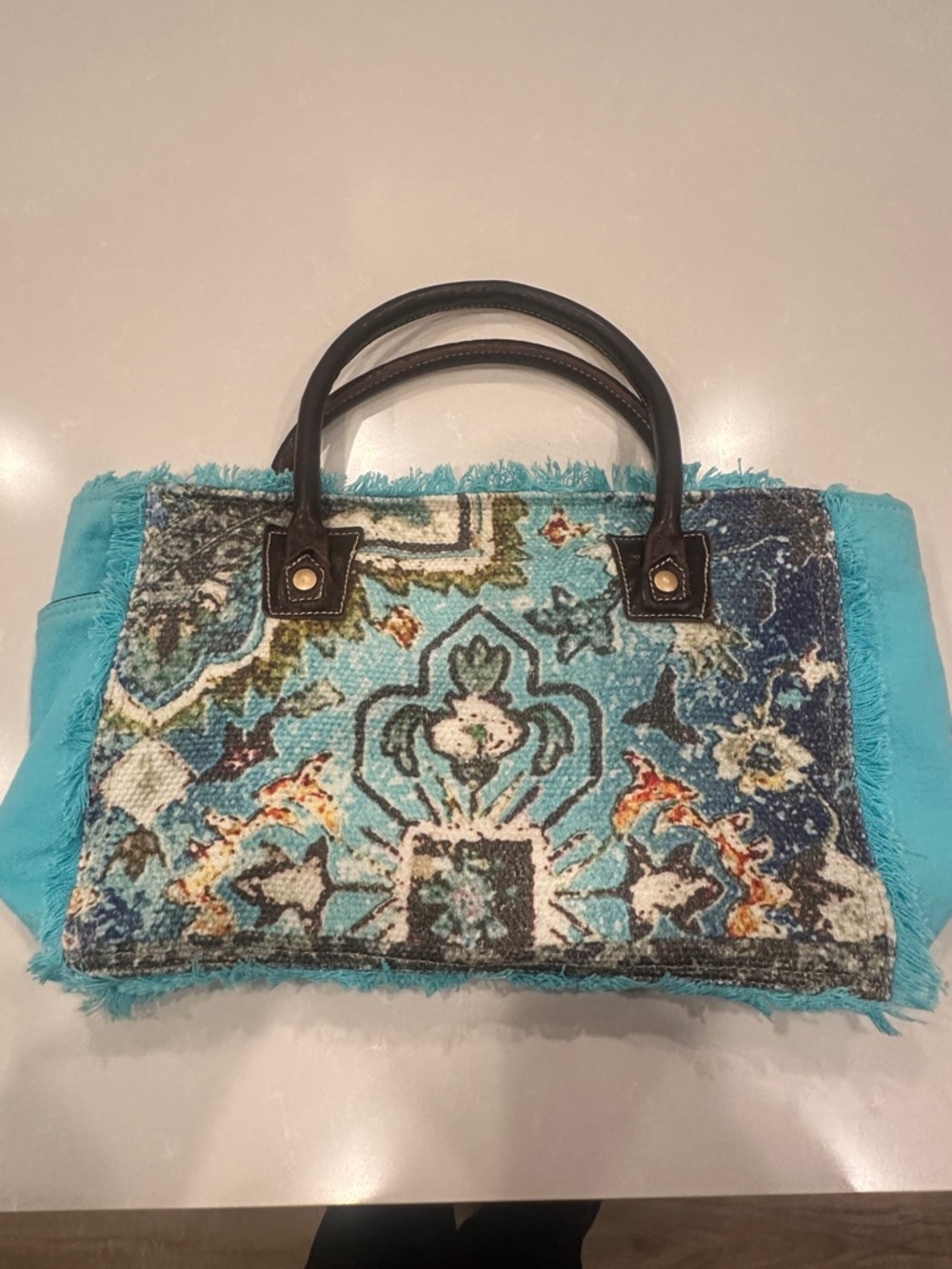 Myra Bag Turquoise Bohemian Purse/ Tote